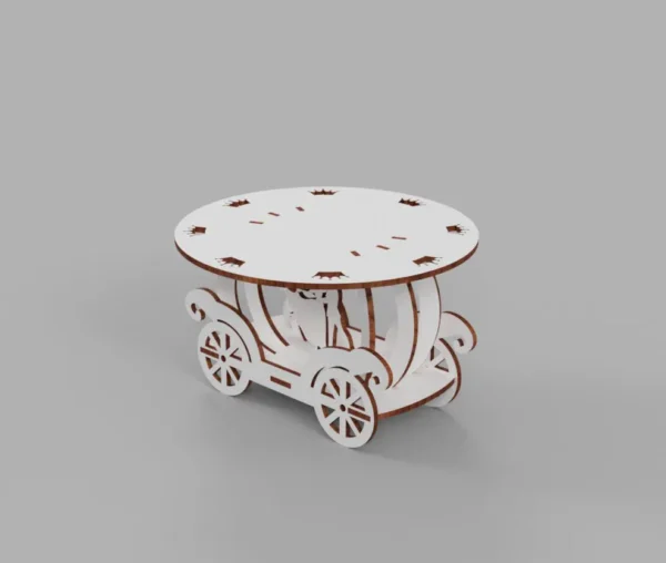 Wedding cake dessert stand laser cut - Image 3
