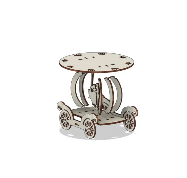 Wedding cake dessert stand laser cut - Image 4