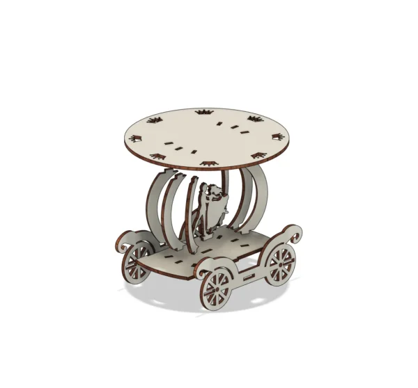 Wedding cake dessert stand laser cut - Image 5