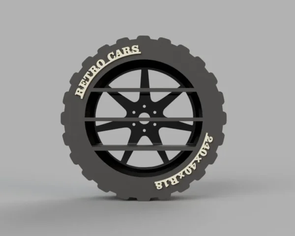 Wall Display Case Tire Shelf Toy Car Garage Wall Art  Tire Shelf for Hot Wheels - Image 2