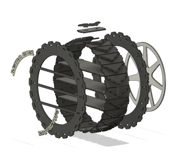 Wall Display Case Tire Shelf Toy Car Garage Wall Art  Tire Shelf for Hot Wheels - Image 5