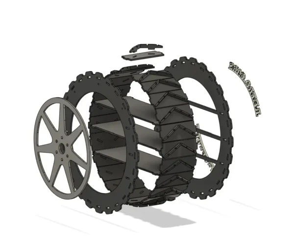 Wall Display Case Tire Shelf Toy Car Garage Wall Art  Tire Shelf for Hot Wheels - Image 6