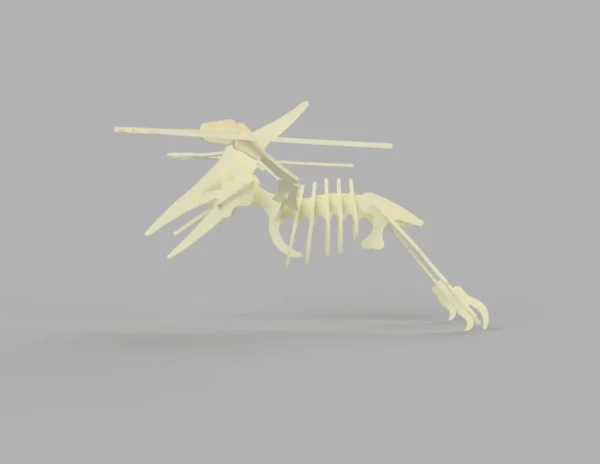 Pterodactyl 3D dinosaur skeleton mockup - Image 2