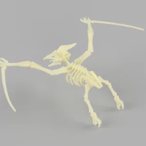 Pterodactyl 3D dinosaur skeleton mockup