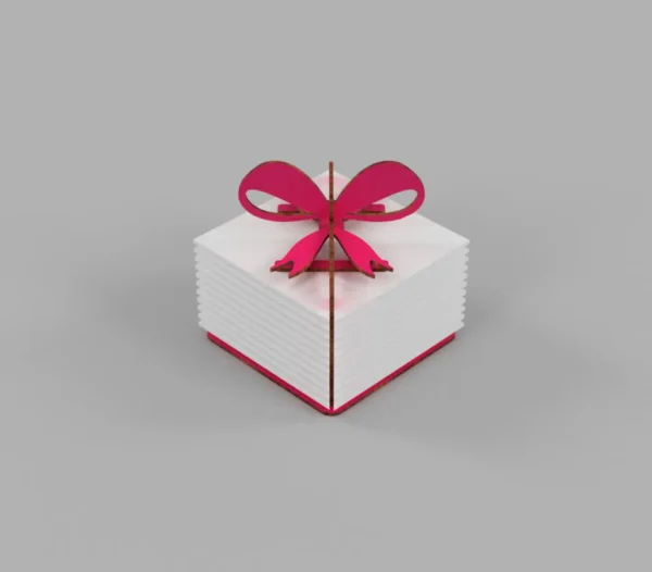 Plywood napkin holder with decor table kitchen decor - Image 4