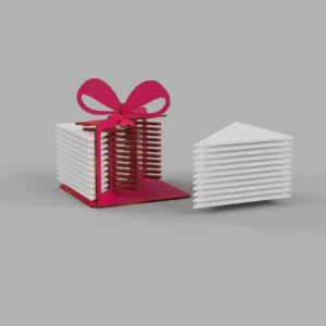 Plywood napkin holder with decor table kitchen decor