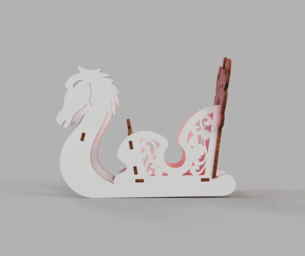 Christmas sleigh gift stand holder - Image 2