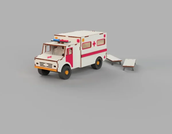 Ambulance 3D model - Image 2