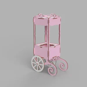 Flower cart wagon