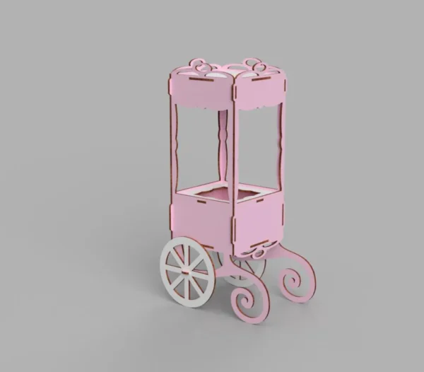 Flower cart wagon