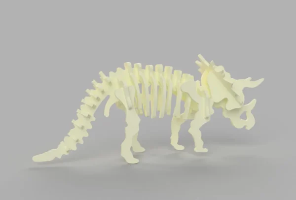 Triceratops 3d model dinosaur skeleton - Image 2