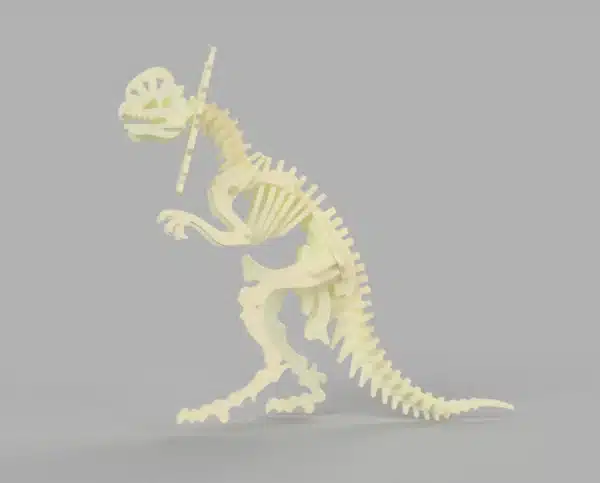 Ceratops dinosaur skeleton mockup