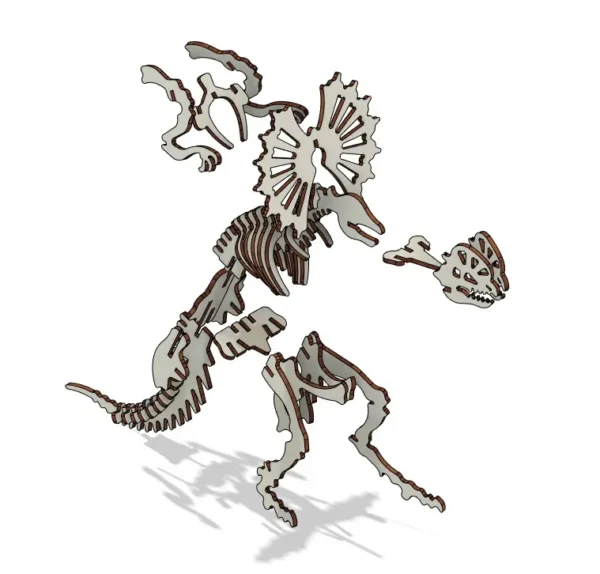Ceratops dinosaur skeleton mockup - Image 10