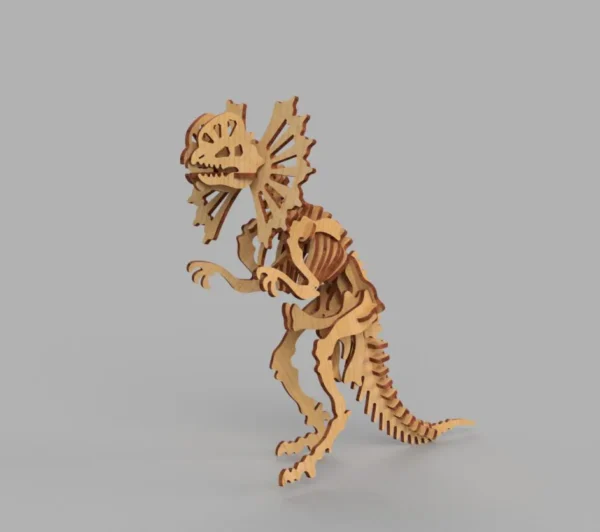 Ceratops dinosaur skeleton mockup - Image 5