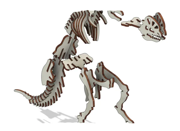 Ceratops dinosaur skeleton mockup - Image 8