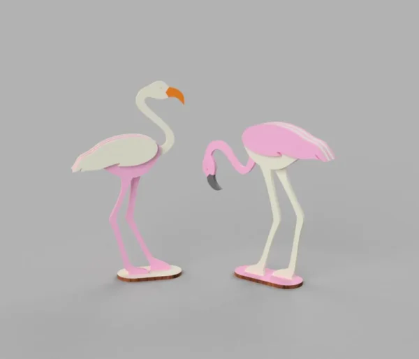 Flamingo Stand Room Decor - Image 2