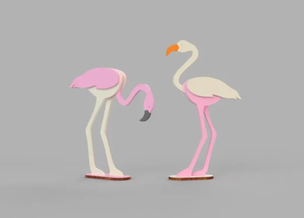Flamingo Stand Room Decor