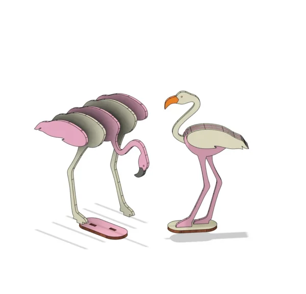Flamingo Stand Room Decor - Image 4