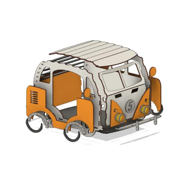 Pet House Laser Cut Digital File for Cats & Dogs - Image 5