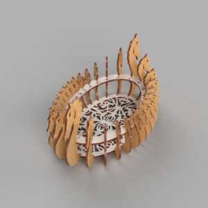 Fruit Bowl Laser Cut Plywood