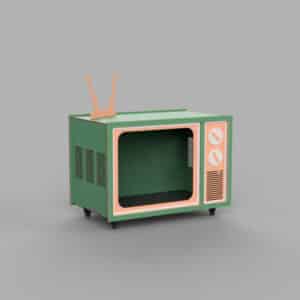 TV Cat bed  Pet bet  Animal Project Thick  Laser cutting files