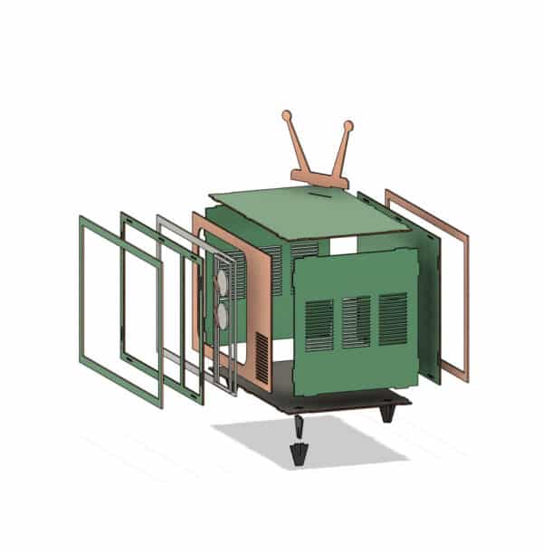 TV Cat bed  Pet bet  Animal Project Thick  Laser cutting files - Image 6