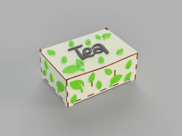 3D Tea boxes tea holder laser cut - Image 2