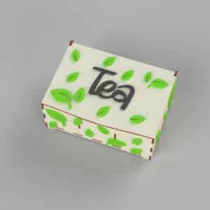 3D Tea boxes tea holder laser cut