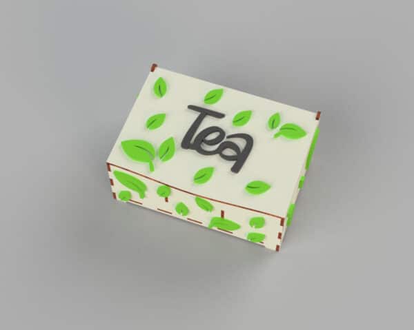 3D Tea boxes tea holder laser cut
