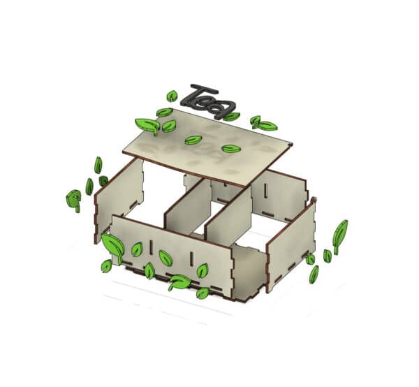 3D Tea boxes tea holder laser cut - Image 7