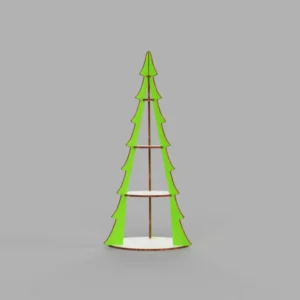 "Add festive charm with our Wooden Christmas Tree Shelf! A beautiful decorative wood piece perfect for displaying ornaments & holiday cheer. Shop unique Christmas decor."