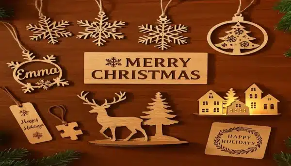 Christmas Laser Cutting Ideas | Ornaments, Decor & Personalized Gifts  
