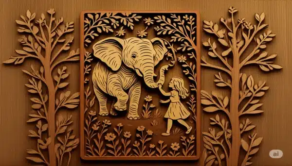 Elara and Echo: A Laser-Cut Fairytale