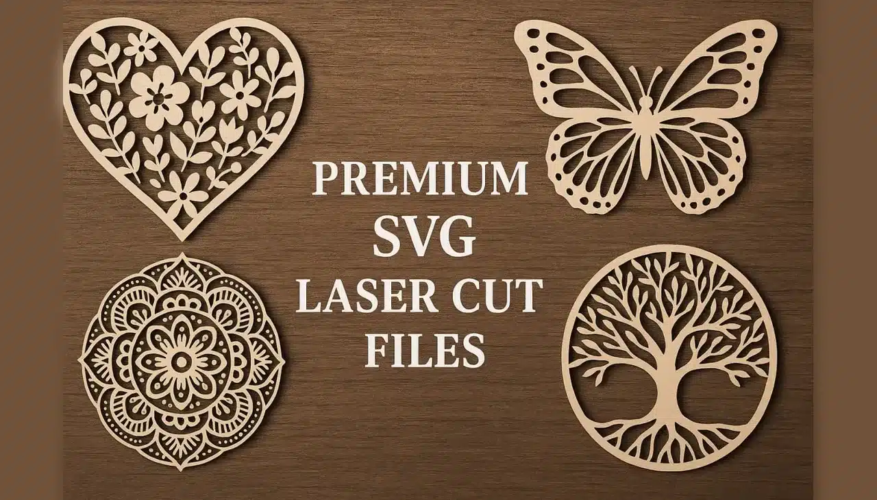 Premium SVG Templates for Laser Cutting – Buy Directly from the