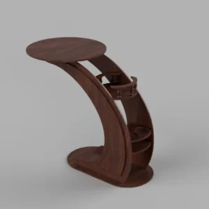 Bar Table Wine Stand Laser Cutting File Mini Bar