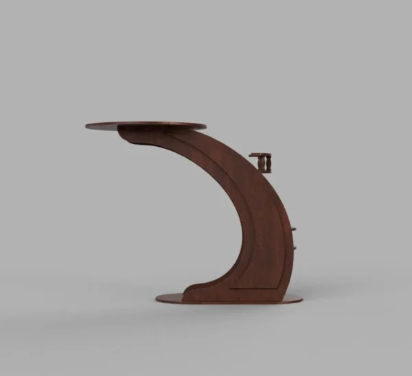Bar Table Wine Stand Laser Cutting File Mini Bar - Image 2