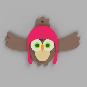 Owl Laser Cut Wall Art