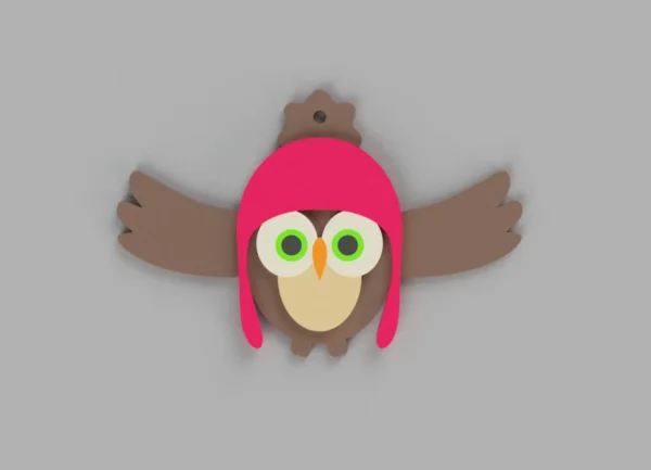 Owl Laser Cut Wall Art