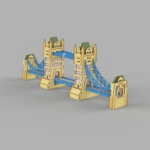 Tower Bridge 3D Laser Cut File