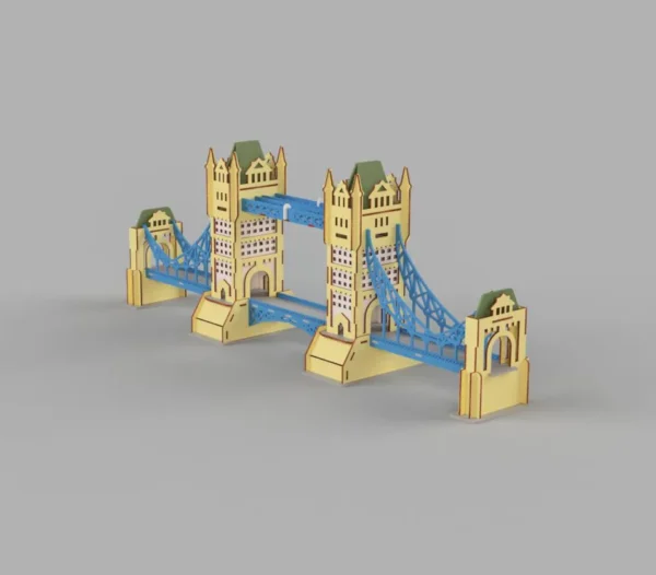 Tower Bridge 3D Laser Cut File