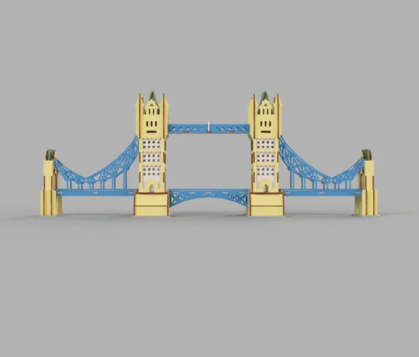 Tower Bridge 3D Laser Cut File - Image 2