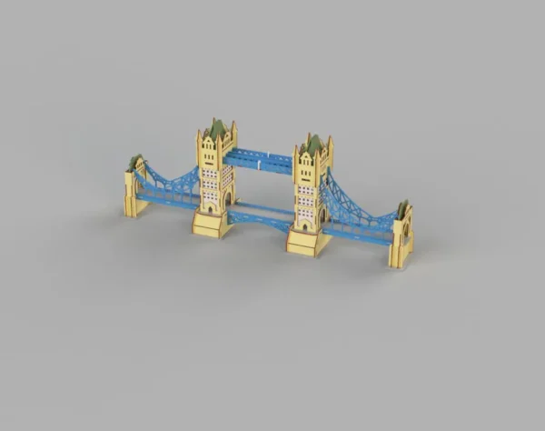 Tower Bridge 3D Laser Cut File - Image 4