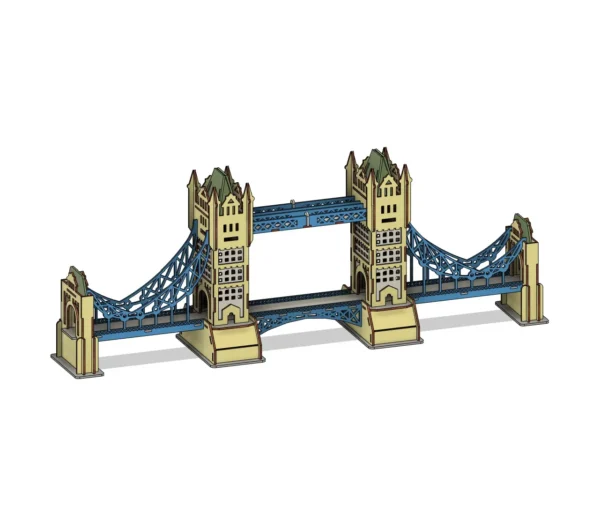 Tower Bridge 3D Laser Cut File - Image 8