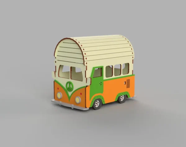 Bus Box SVG File laser cut file Bus - Image 2