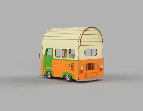 Bus Box SVG File laser cut file Bus - Image 3
