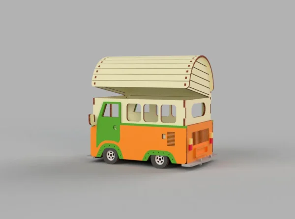 Bus Box SVG File laser cut file Bus - Image 4