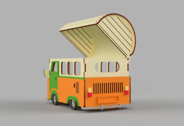 Bus Box SVG File laser cut file Bus - Image 6