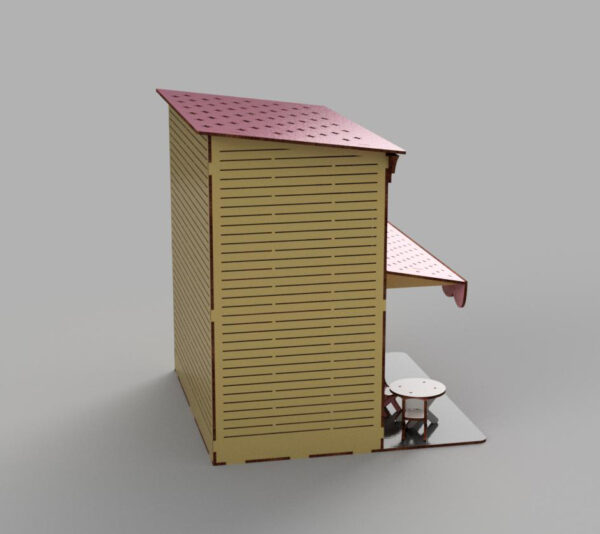Miniature Cafe Candy Shop DIY Building For Christmas Home Decor Christmas Shops - Image 6