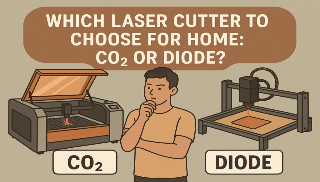 Which Laser Cutter to Choose for Home CO2 or Diode