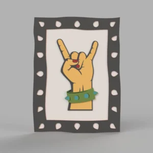 Punk Music Plywood Wall Decor